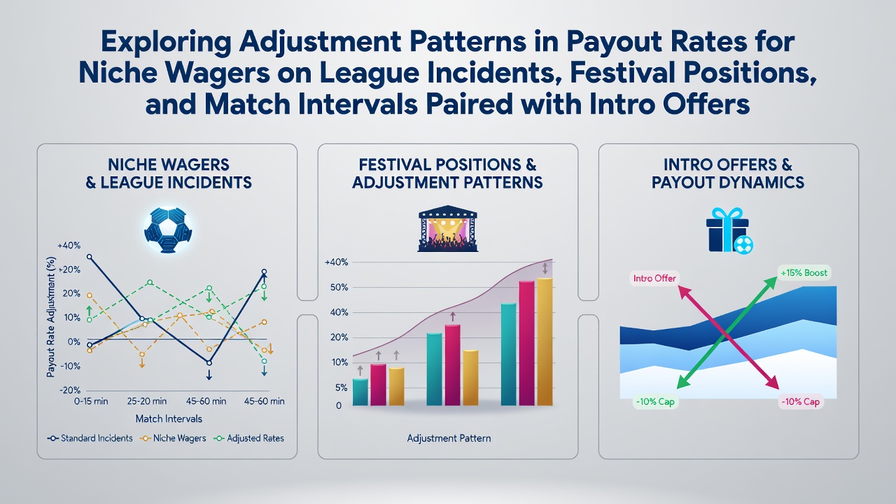 Chart showing payout rate adjustments for niche sports wagers across different betting categories and promotional periods