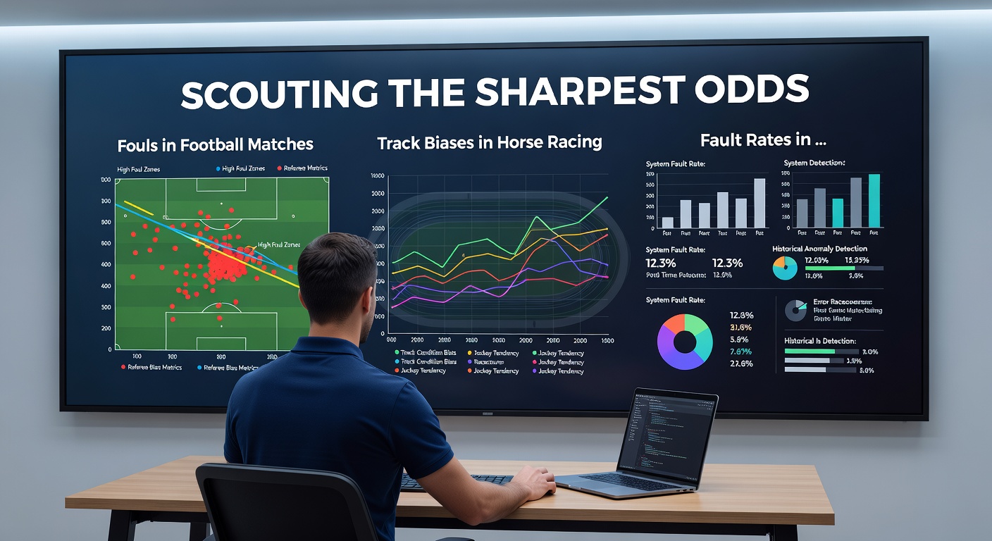 Visual breakdown of acca boosts applied to combined fouls, track bias, and tennis faults markets across bookmakers