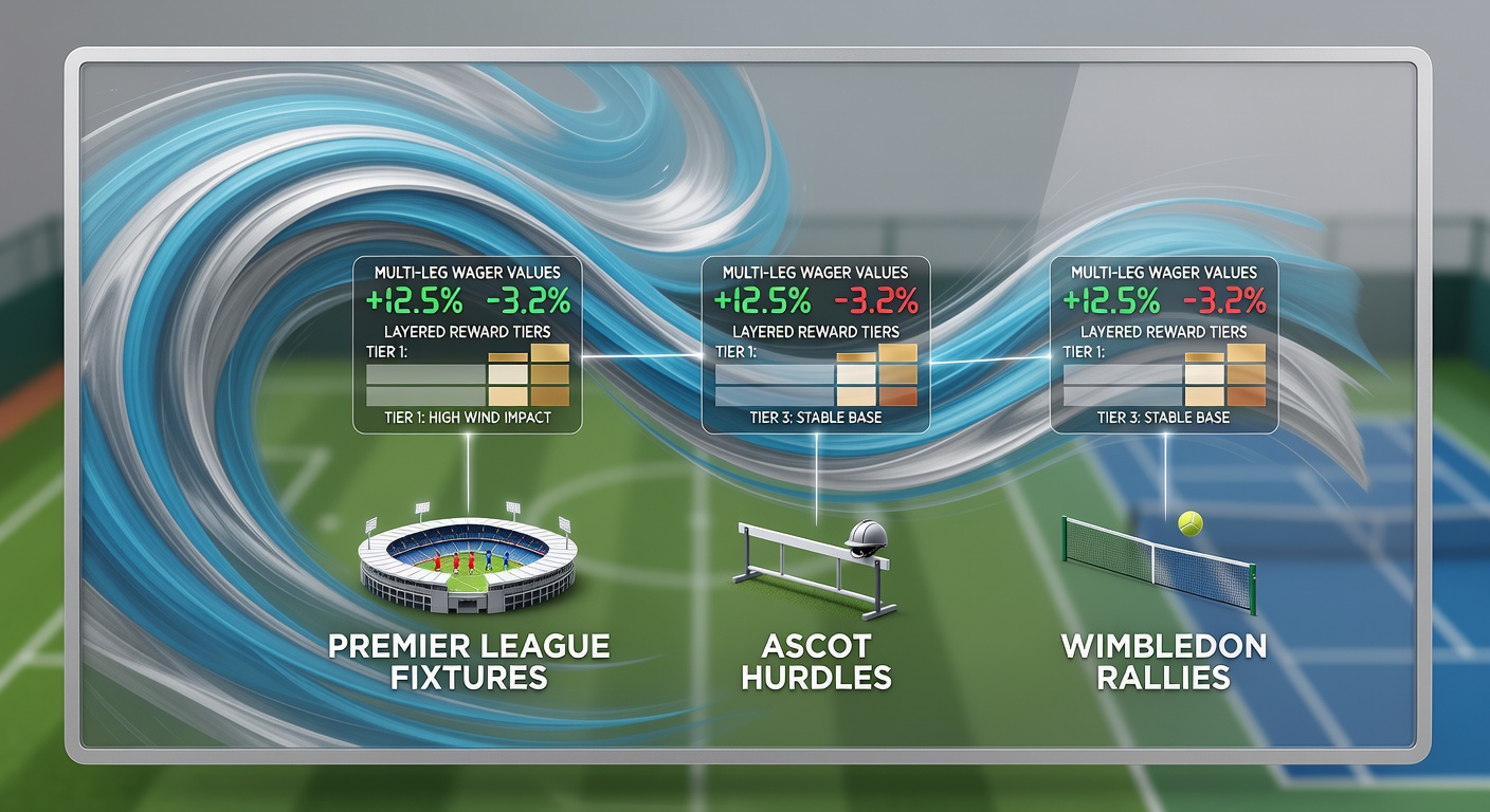 Wind patterns affecting outdoor sports events and betting markets